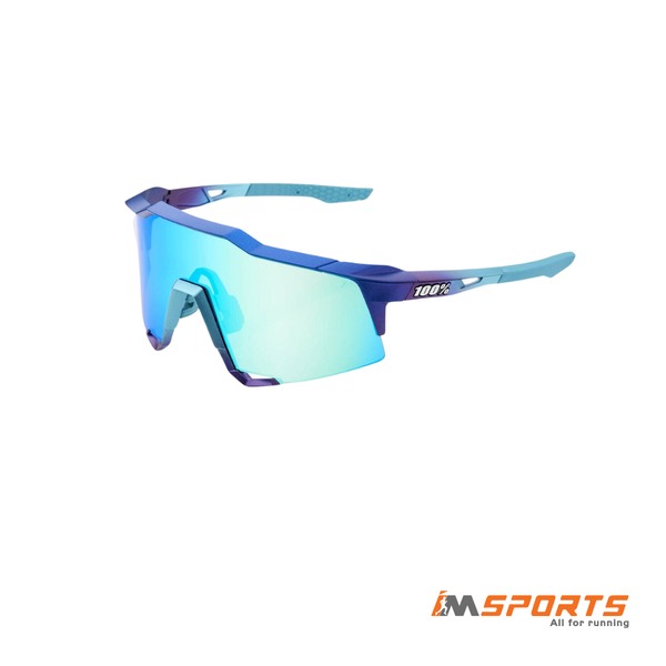 Kính 100% Speedcraft Matte Metallic Into the Fade Blue Topaz Multilayer Mirror Lens