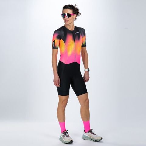 Bộ Quần Áo Ba Môn Zoot Women's Ultra Tri P1 Exos Racesuit - Tropical Magic