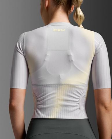Bộ Quần Áo Ba Môn Phối Hợp Nữ 2XU Light Speedreact Sleeved Trisuit - LMI/JUP