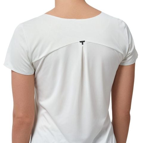 Áo chạy bộ nữ On Running - Performance - T - Ice/White