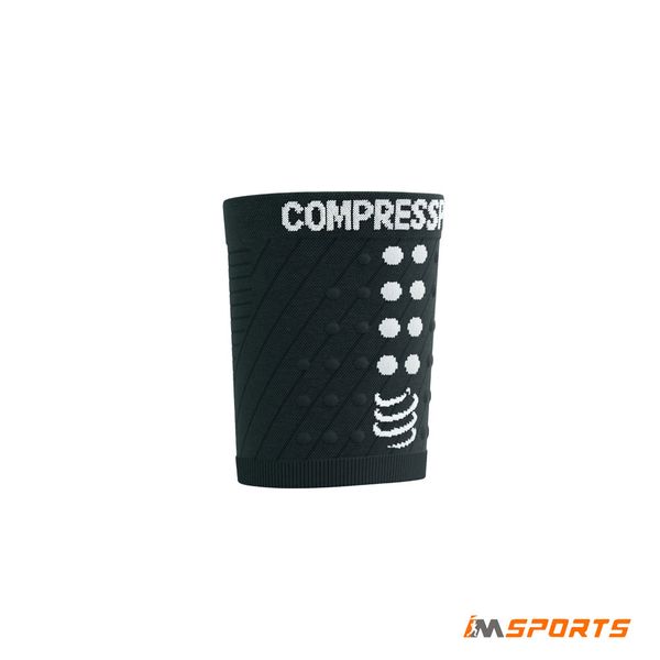 Băng cổ tay lau mồ hôi Compressport Racing Sweatbands - Black