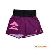  Quần Chạy Bộ Nam T8 Men's Sherpa Shorts - Burgundy 