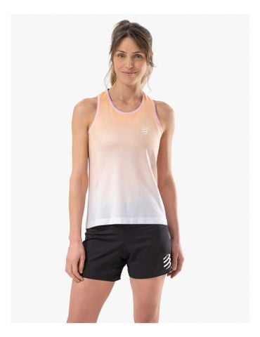 Áo Chạy Bộ Nữ Compressport Performance Singlet W - Buff Orange