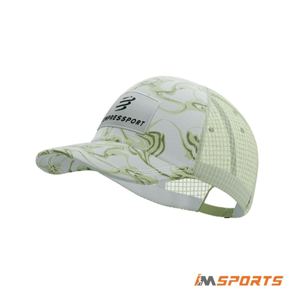  Mũ Thể Thao Compressport Trucker 6P Cap-Green Camo 