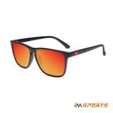  Kính Thể Thao KnockAround Fast Lanes - Matte Black/Red Sunset 