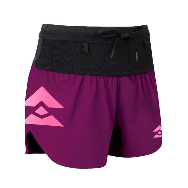 Quần Chạy Bộ Nữ T8 Women's Sherpa Shorts - Burgundy