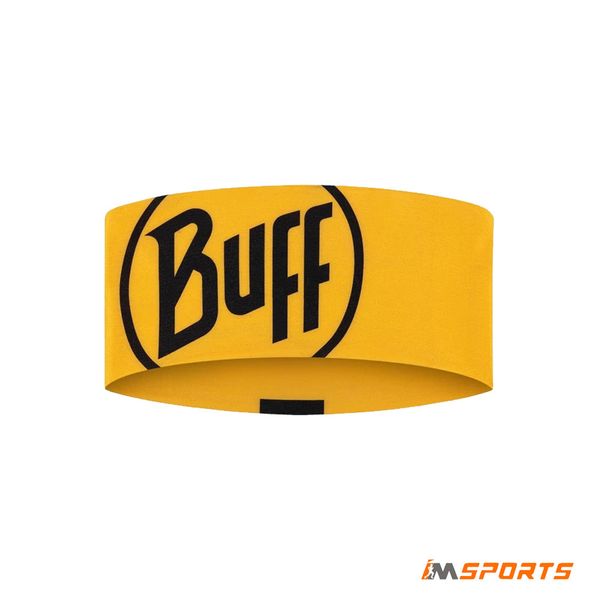 Băng Chặn Mồ Hôi Trán Buff Coolnet UV® wide headband Pro Team - Logo Yellow