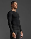  Áo Bó Cơ Nam 2XU Core Compression Long Sleeve - BLK/NLO 