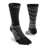  Tất xỏ ngón chạy đường dài Injinji Ultra Run Crew - Obsidian 