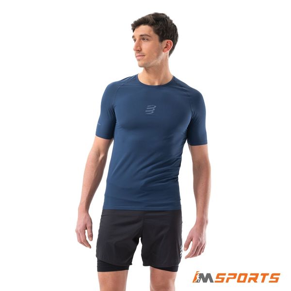 Áo Chạy Địa Hình Nam Compressport Trail Racing SS TShirt M - Blues