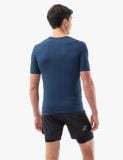  Áo Chạy Địa Hình Nam Compressport Trail Racing SS TShirt M - Blues 