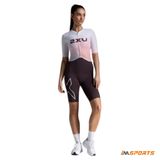  Bộ Quần Áo Ba Môn Phối Hợp Nữ 2XU Light Speedreact Sleeved Trisuit - WHT/POR 