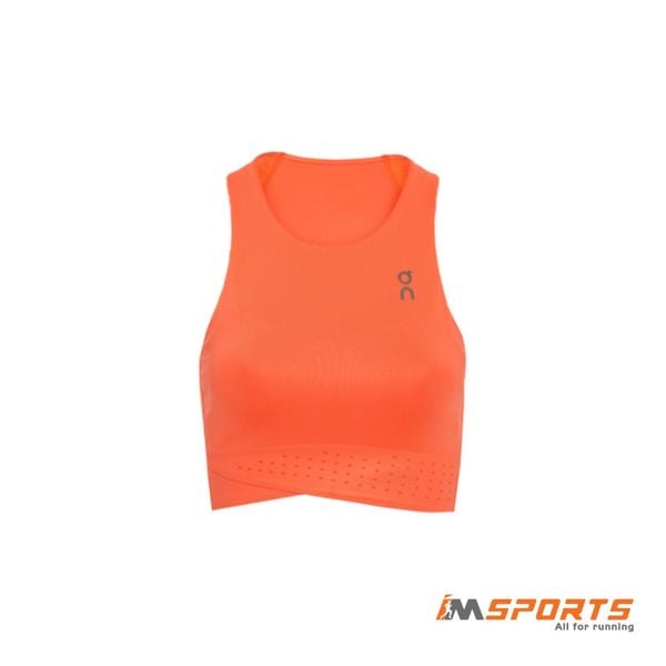 Áo Bra Chạy Bộ Nữ ON Women's Race Crop - Flame/Black