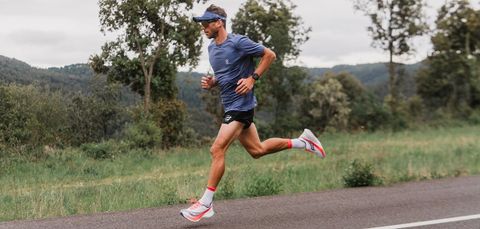 Áo Chạy Bộ Nam Áo Chạy Bộ Compressport Performance SS Tshirt M - Indigo