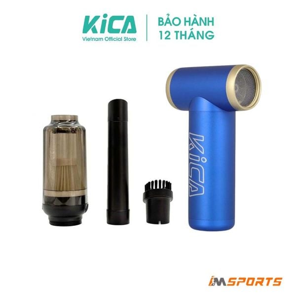 Máy Thổi Khí Nén KiCA Jet Fan 2 kit (kèm bộ hút bụi) - Blue