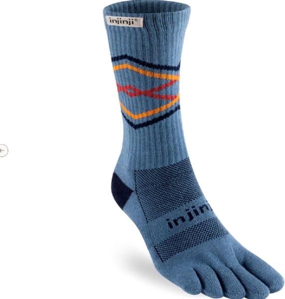 Tất Xỏ Ngón Chạy Địa Hình Injinji Trail Midweight Crew - Lake