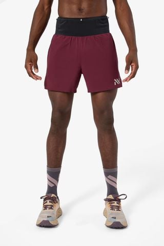 Quần Chạy Bộ Nam NNormal Race Short 02 Men's - Burgundy