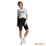  Bộ Quần Áo Ba Môn Phối Hợp Nữ 2XU Light Speedreact Sleeved Trisuit - BLK/WHT 