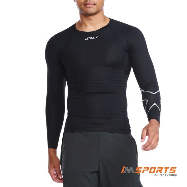 Áo Bó Cơ Nam 2XU Core Compression Long Sleeve - BLK/SIL