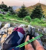  Gậy Chạy Địa Hình Mountain King Trail Blaze Skyrunner Ultra Carbon 