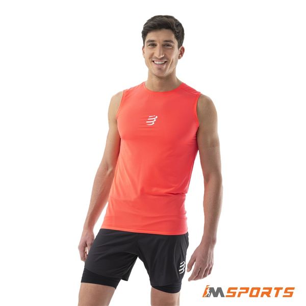 Áo Chạy Địa Hình Nam Compressport Trail Racing Tank M - Fluo Red