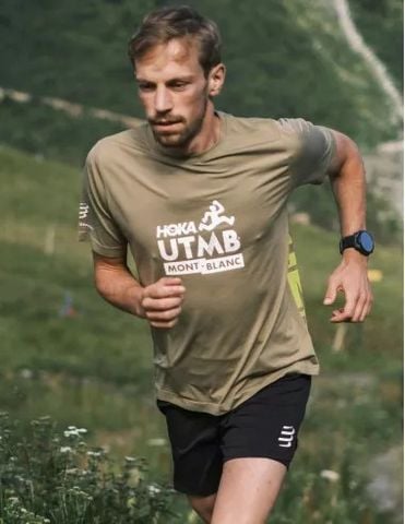 Áo Chạy Bộ Compressport Training SS Tshirt M - UTMB