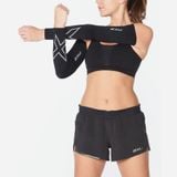  Bó Calf Tay 2XU Flex Running Comp Arm Sleeves - BLK/GRY 
