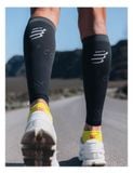  Bó Bắp Chân Compressport Calf R2 Oxygen - Black/Steel Grey 