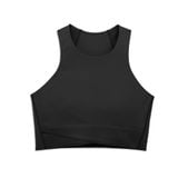  Áo Bra Chạy Bộ Nữ ON Women's Race Crop - Black/Eclipse 