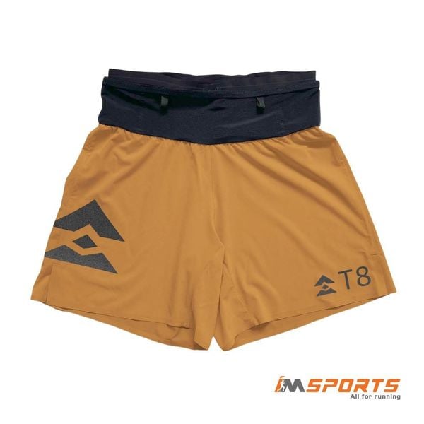 Quần Chạy Bộ Nam T8 Men's Sherpa Shorts - Gold