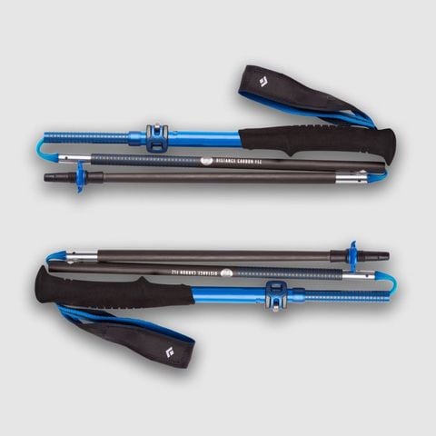 Gậy Chạy Địa Hình Black Diamond Distance Carbon FLZ Running Poles - Ultra Blue