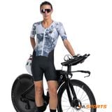  Bộ Quần Áo Ba Môn Nữ Zoot Women's Elite Tri Aero Fz Racesuit - Vapor White 