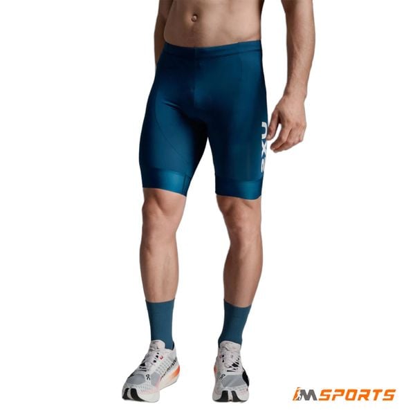 Quần Ba Môn Phối Hợp Nam 2XU Aero 9" Tri Shorts - MAJ/WHT