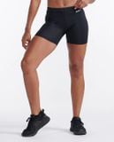  Quần Bó Cơ Nữ 2XU Core Comp Game Day 5" Shorts - BLK/SIL 