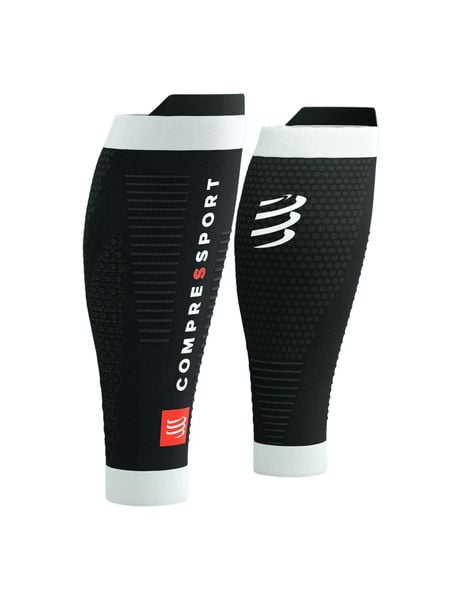 Bó Bắp Chân Compressport Calf R2 3.0 - Black/White