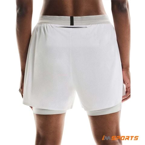 Quần Chạy Bộ Nữ On Running Women's 3" Performance 2/1 Shorts - White/Glacier