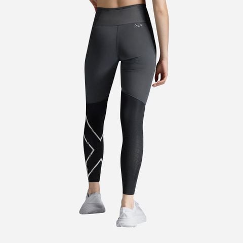 Quần Bó Cơ Nữ 2XU Light Speed React Hi-Rise Compression - BLK/WRF