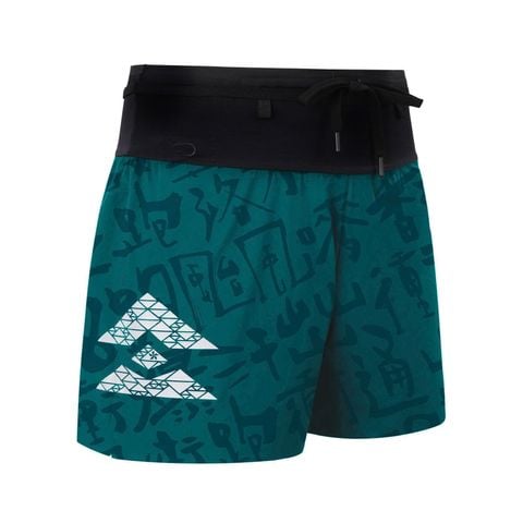 Quần Chạy Bộ Nam T8 Men's Sherpa Shorts - Inked Teal