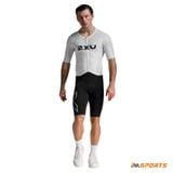  Bộ Quần Áo Ba Môn Nam 2XU Light Speedreact Sleeved Trisuit - BLK/WHT 