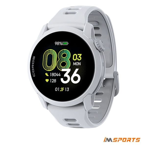 Đồng hồ chạy bộ, thể thao GPS Coros Pace 4 - White Silicone