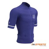  Áo Chạy Địa Hình Nam Compressport Trail Postural SS Top M - Dazzling Blue/White 