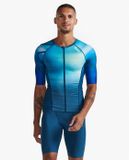  Áo Ba Môn Phối Hợp Triathlon 2XU Aero Tri Sleeved Top - SPG/MAJ 