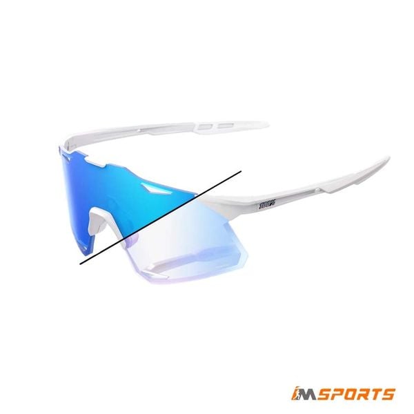 Kính 100% Hypercraft Tròng Đổi Màu - Bastille - Blue Mirror Photochromic