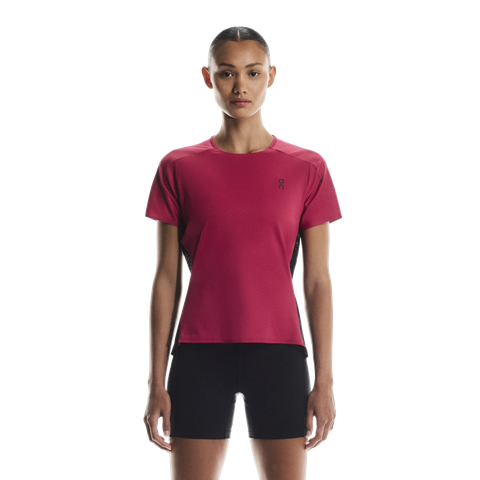 Áo Chạy Bộ Nữ On Running Women's Performance-T - Grenadine/Black