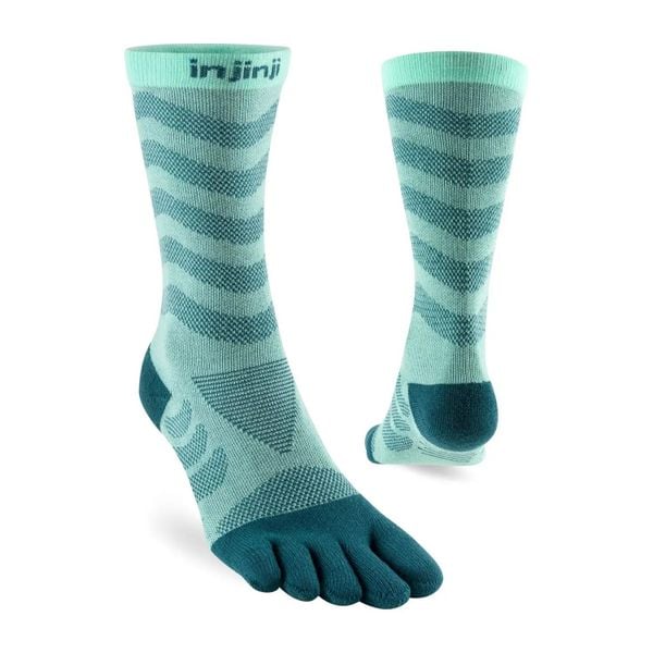 Tất Chạy Bộ Xỏ Ngón Injinji Women's Ultra Run Midweight Crew - Glacier
