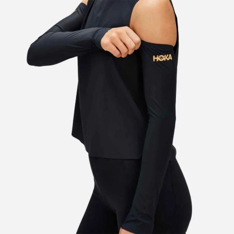 Bó Cơ Ống Tay HOKA Airolite Armsleeves - Black