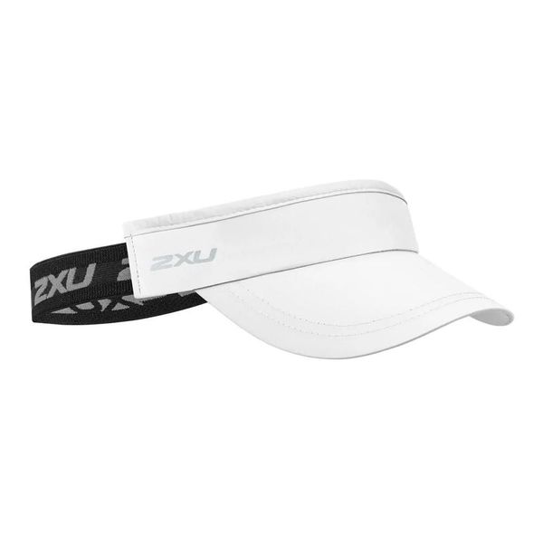 Mũ chạy bộ 2XU PERF. VISOR (U) WHITE