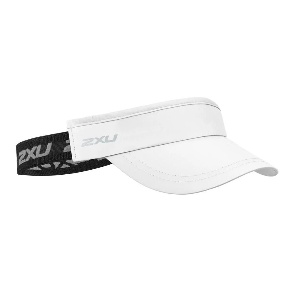  Mũ chạy bộ 2XU PERF. VISOR (U) WHITE 