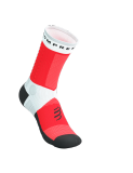 Tất Chạy Bộ Compressport Ultra Trail Socks V2.0-White/Fluo Red 