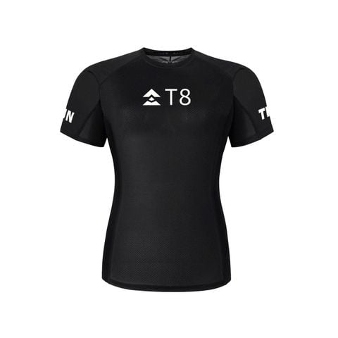 Áo Chạy Bộ Nữ T8 Women's Iced Tee - Pure Black VS2